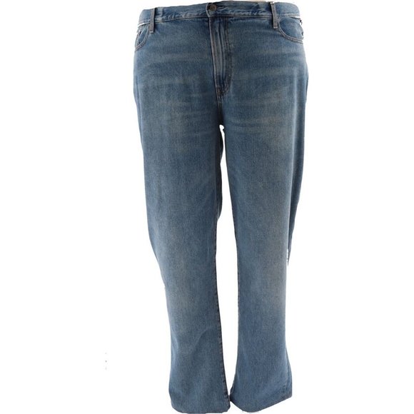 NWT LANDS' END MEN'S COMFORT WAIST 5 POCKET DENIM JEANS MEDIUM WASH 44X29 - Picture 1 of 11